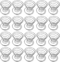 20 PCS Stainless Steel Plant Display Racks Air Plant Stand Airplant Container Make Home for and Fashionable Durabl Metal