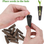 Doter 50 pcs Grow Sponges for Hydroponics Compatible with AeroGarden, Hydroponics Growing System Pods, General Hydroponics Rapid Rooter, Starter Plug for Seeds or Cuttings