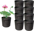 8Pack Lily Plant Pots for Pond, Thickened Nonwoven Plant Fabric Pots with Handles, Durable Breathe Reusable Fabric Plant Bags for Aquatic Plants, Potato, Carrot, Onion, Flower