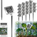 QR Plant Labels, Scan-to-Record Plant Care Tracker & Garden Journal, 304 Stainless Steel Outdoor Waterproof Tags Markers for Seeds and Herbs, 20 pcs