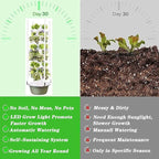 Hydroponics Growing System, Garden Hydroponics Growing System, Indoor Smart Garden with LED Light, Plants Indoor Hydroponic Vegetable Tower for Gardening Lover,5 Layer