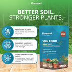 Urban Roots Potting Soil Amendment (2.2 lbs) – Revive & Refresh Old Container Soil – Plant-Based & Vegan Formula for Indoor Plants, Balcony Gardens & Herbs – Pet Safe – Odorless