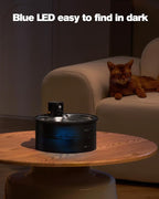 Battery Operated Cat Water Fountain: Wireless Pet Fountain with Filter | 108oz/3.2L Cordless Cat Dispenser with Motion Sensor Rechargeable Automatic Drinking Fountains for Cats Indoor -Plastic model