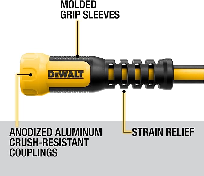 DEWALT Professional Grade Heavy Duty Garden Hose 100 Feet x 5/8 Inch
