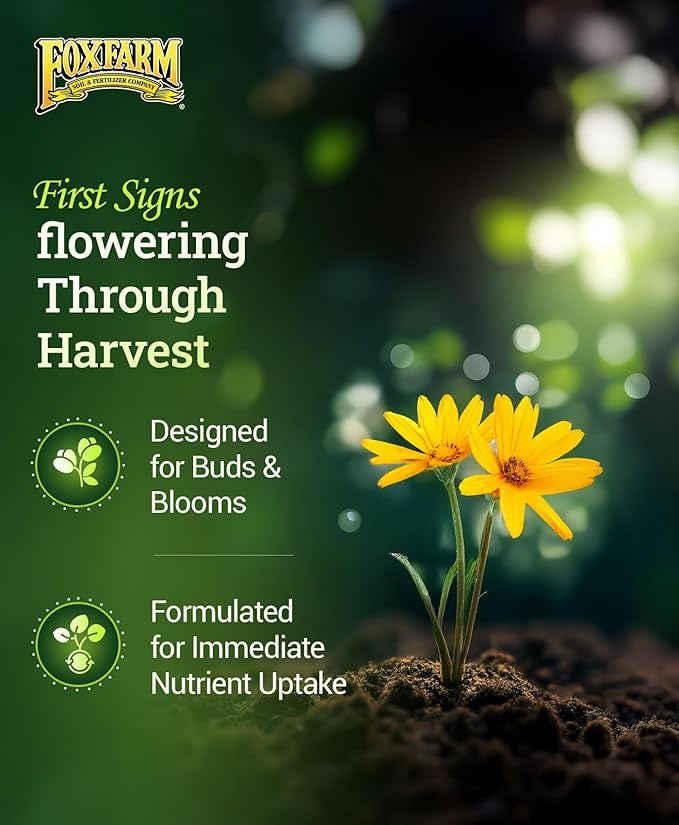 FoxFarm Soil Liquid Trio Pack - Big Bloom, Grow Big, Tiger Bloom Fertilizers Supports Vigorous Plant Growth, Bud Development & Abundant Fruit - Complete Liquid Plant Food Set - 3 Gallon Bottles