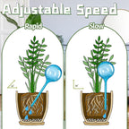 Bvrbaory 10 Pcs Watering Cans,Plant Watering Globes,Plastic Self-Watering Bulb for Indoor Outdoor Potted Flower,Blue