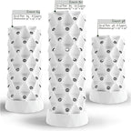 FLTRGO Hydroponics Growing System Hydroponics Tower Growing System, Indoor Plant Water Cycle Garden Growing Systems Vertical Hydroponic Pineapple Aeroponic Tower Hydroponic Towe