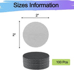 Bonsai Mesh for Plant Pot Drainage Screen 2 Inch, 100 Pcs Plastic Round Flower Pot Hole Mesh Screen Cover Pad, Planter Bottom Drainage Inserts Grid Mat for Potted Succulent