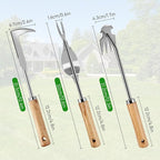 FR 3 Pcs Set Weed Puller Tool, Manual Weed Puller Tool, Crevice Weeder