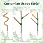 Moss Pole 30 Inch, 2 Pack Monstera Plant Support, Bendable Plant Stakes for Indoor Plants, Plant Sticks Support Tall，Coco Coir Plant Poles for Climbing Plants, Pothos, Philodendron