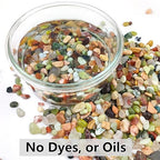 YISZM 5LB Succulent and Cactus Colorful Pebbles, 3/8 Inch Pebbles for Indoor Plants, Natural Decorative Polished River Rocks for Vases, Planters and Outdoor Gardening