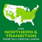 Scotts Turf Builder Rapid Grass Tall Fescue Mix - Combination Grass Seed and Fertilizer for Lawns, Lawn Seed That Grows in Just Weeks, 16 lbs.