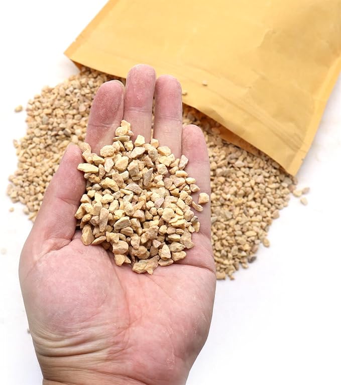 Coarse Sand. Light Brown Color. 1/8 Inch 10 lbs. for Potting Soil, Succulents, Pots, Plants, Gardening, Indoor, Crafting, Vase Fillers (X-Mini, COARSE Sand - Light Brown, 10)