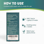 Organic Lotus Fertilizer, OMRI Listed Liquid Seaweed Extract for Water Lilies Aquatic Pond Plants, 2oz Concentrated Nutrient Boost Plant Food for Blooming Vibrant Growth