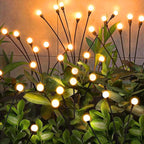 NBQQ Solar Garden Lights Outdoor, 4 Pack Swaying Light Waterproof Solar Lights Outdoor for Yard Pathway Patio, Swaying Lawn Decor as Gardening Gifts for Women Holiday