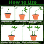 40 Pack LST Plant Training Clips – Durable & Reusable Stem Support for Low-Stress Training – Fits All Growth Stages