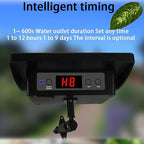 Solar Drip Irrigation System, Automatic Timing Plant Watering Devices Solar Water Pump Ip67 Garden Irrigation System for Greenhouse Garden Lawn