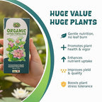 Organic Lotus Fertilizer, OMRI Listed Liquid Seaweed Extract for Water Lilies Aquatic Pond Plants, 2oz Concentrated Nutrient Boost Plant Food for Blooming Vibrant Growth