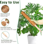 Moss Pole, 4Pack 21 Inch Plant Support Stakes for Indoor Plants, Monstera Plant Support Stakes, 69 Inch Tall Coir Plant Pole Sticks for Potted Plants, Pothos, Philodendron, Climbing Plants Accessories