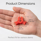 40 Pcs Low Stress Training Clips, Plant Training Clips, 90 Degrees Bud Trainer Clip Bud Bender for Plant Gardening (20 White+20 Red)