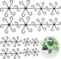 16pcs Plant Stem Support, Plant Support for Indoor Plants, 4 Sizes Climbing Houseplant Stem Holders, Reusable Plant Stabilizer