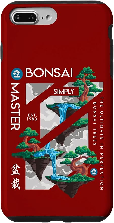 iPhone 7 Plus/8 Plus Zen Bonsai Tree Niwaki Japanese Garden Art Botanists Case