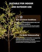TYBEEU 6ft Lighted Olive Tree with 300 Warm White LED Lights, Dimmable, Ideal for Indoor & Outdoor Holiday Decor, Home, Garden, Wedding & Party