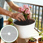 4 Pcs 11.8 Inch Plant Pot Grids, Indoor Plant Pot Soil Guard for Outdoor Garden Plant Protection, Cuttable Plant Pot Soil Covers Protectors from Animals