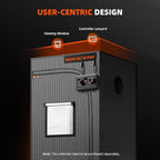 Spider Farmer 2x2 Grow Tent 2025 New, 24"x24"x48", with Hook for Controller, View Window, Side Buckle for Door, 1680D Thicken Mylar Canvas for Indoor Hydroponic Growing for SF1000, SE1500, G1500