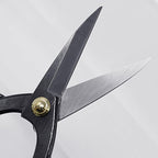 KAKURI Bonsai Scissors Made in Japan 7", Japanese Carbon Steel Blade, Traditional Bonsai Shears for Pruning and Trimming