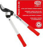 FELCO F211-50 Swiss Made Loppers for Gardening – 20" Lightweight Precision Loppers for Tree Trimming | Tree Branch Cutters | Tree Trimmer Tool with Curved Bypass Blade | I-Beam Handles | Landscape