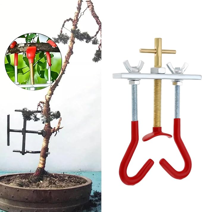 2Pcs Tree Branch Modulator DIY Bonsai Pruning Kit Carbon Steel Shapes Adjust Trimming Gardening Hand Tools Garden Care for Bonsai Gardening, HO021_M