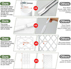 5.25FT Garden Trellis for Climbing Plants Outdoor,White Iron Pipe Support Fence,Metal Wall Lattice Climbing Frame for Potted Plants Indoor for Ivy Vines Vegetable Flower, Patio, Lawn, Yard, Backyard