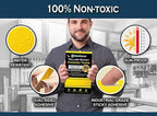 MaxGuard (20 Pack) Yellow Sticky Hanging Traps - Catch and Kill Fungus Gnats, Whiteflies, Mosquitos, Aphids, Leaf Miners, Flying Insect Catcher Glue Trappers for Indoor or Outdoor