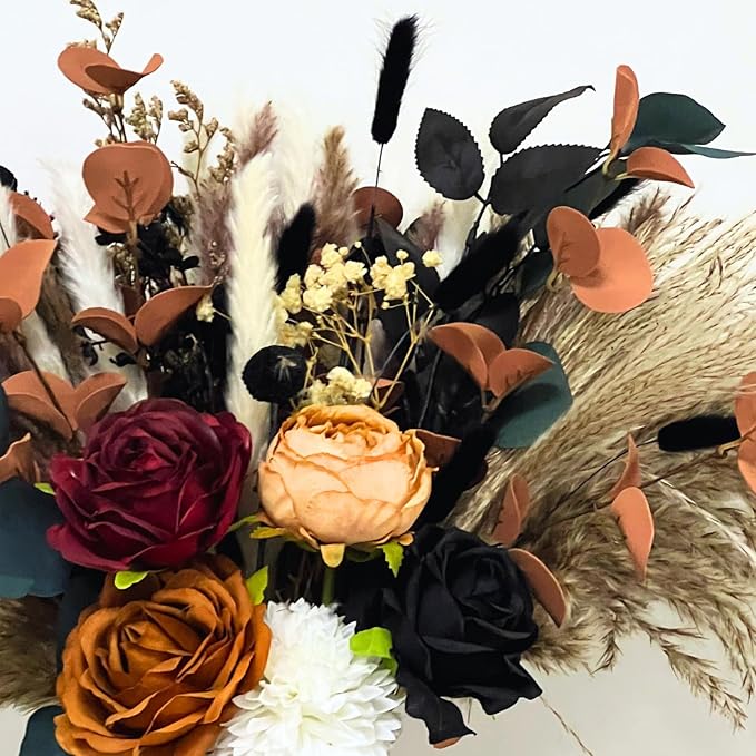 RyddeligHome Deluxe Centerpieces for Dinner Table, Fall Centerpieces for Tables, Coffee Dining Table Centerpiece Decor for Home, Christmas Thanksgiving Winter Decorations, Centro De Mesa De Otoño