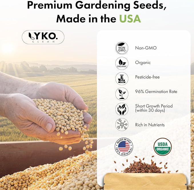 Lyko Gourmet Herb Seed Pod Kit for AeroGarden, iDoo, Ahopegarden, GARDENCUBE, 12 Pods with Basil, Parsley, Mint, Cilantro, Licorice, Hydroponics Growing System Kits for Indoor Garden