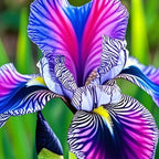 Iris Seed Mix 20 Seeds Striped Iris Seeds, Rare Bearded Iris Flower s, Black and White Zebra Pattern, Perennial Garden Plant for Home or Garden Limited Supply Order Now!