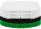ERETOW Pond Filter Replacement for Aquagarden Inpond 5 in 1 600 Gallon Model Parts, Foam Filters Media & Polymer Wool Filter Pads for Outdoor Fish Pond Maintenance Kit (Fit 600/900)