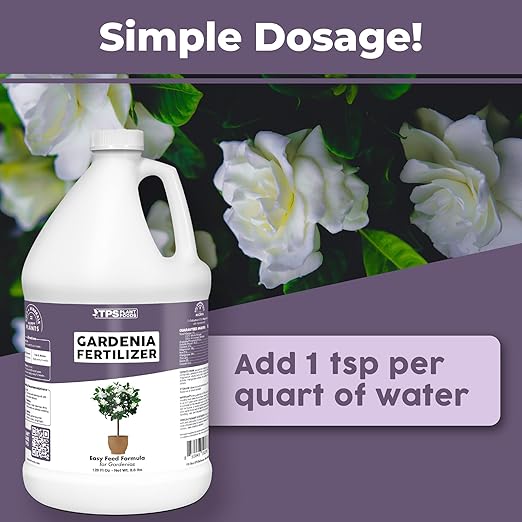 Gardenia Fertilizer – Liquid Plant Food for More Blooms, Rich Green Leaves & Stronger Root Development, 1 Gallon