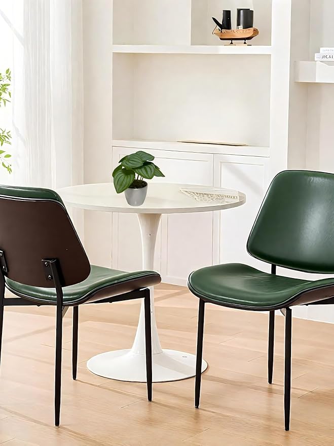 Kiko Artificial Plant-Leaves Leaves -9 PCS in White Melamine Pot Fake Table Plant Greenery Potted Plants for Office, Living Room, Dinner Room, Shopping mall,Artificial Plant for Indoors