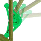 Bendies LST Plant Training Clips 15 Pack - v2.0 Adjustable Low Stress Green Support Clips for Stem Bending, Grow Tent, Plant Ties & Gardening Accessories
