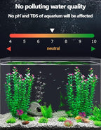 2 pcs Aquarium Decor Plants 21 Inches Extra Large Artificial Plastic Fish Tank Plants, Tall Fish Tank Decorations
