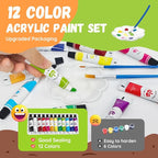 PLANTMEW Paint & Plant Flower Growing Kit for Kids - Fun Kids Gardening Set - Unique Birthday, Crafts & Arts, Gardening Gifts for Girls & Boys, Ages 5, 6, 7, 8-12 Years Old, Easter Gifts for Girls