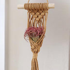 4 Pack Air Plants Holders, Wall Planters for Indoor Plants | Macrame Plant Hanger, Air Plant Hanger for Air Fern, Tillandsias, Live Houseplants & Succulent (NO Plant Included)