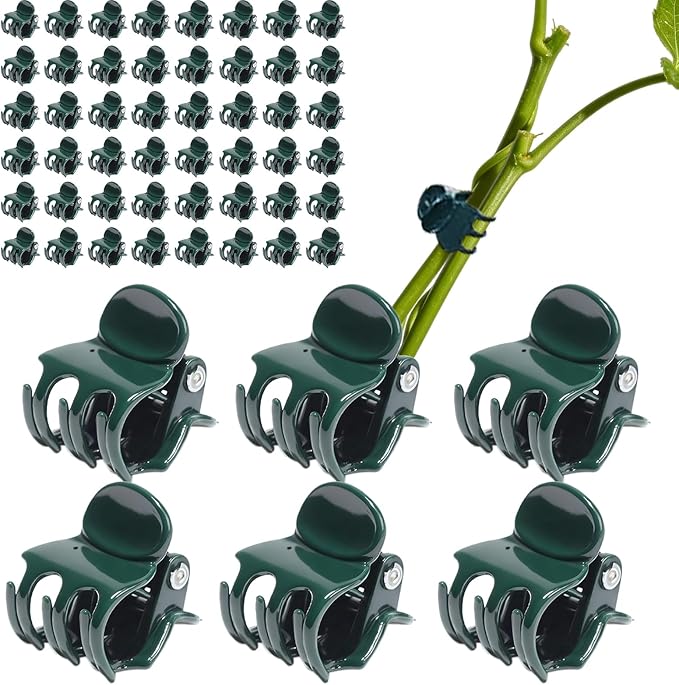 70 Pcs Plant Clips Orchid Clips Plants Orchid Support Clips Flower Vine Clips for Supporting Stems Vines Stalks Climbing Plant Grow Upright
