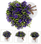 Artificial Orchid Bonsai Plant Faux Potted Flower Decor Living Room Decor Decoration