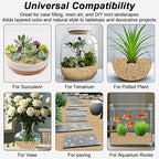 Succulent and Cactus Gravel Pebbles,Landscaping Pebbles,River Rocks,Garden Landscaping Stones,Gravel Filler for Home Decoration Flower Bed Fish Tank Plants Vases Succulents (Beige, 5 Pounds)