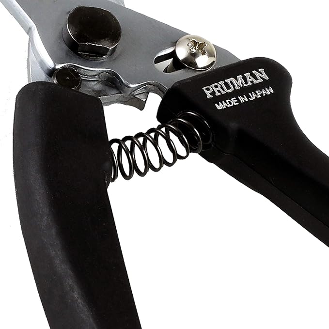 Wazakura Professional Japanese Pruning Shears 7.67inch(195mm) Made in Japan, Floral Trimming Scissors, Multipurpose Garden Hand Clipper with Safety Lock