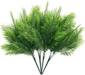 CATTREE Artificial Shrubs, Plastic Plants Bamboo Grass Fake Green Bushes Greenery Décor for Wedding Indoor Outdoor Home Garden Verandah Office Table Centerpieces Arrangements Decoration 4 Pcs
