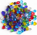 1 Lb Sea Glass for Crafts, 0.2-0.35" Gravel for Aquarium, Fish Tank, Freshwater Tank, Turtle Tank, Colorful Small Rocks for Pots Indoor, Decorative Pebbles for Indoor Plants